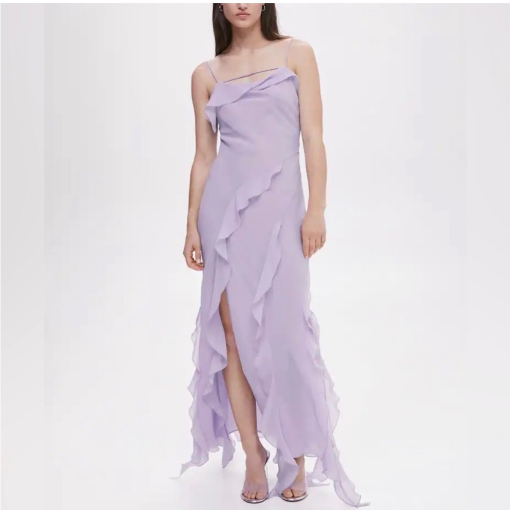 Mango Lavender Dress, Size Xl